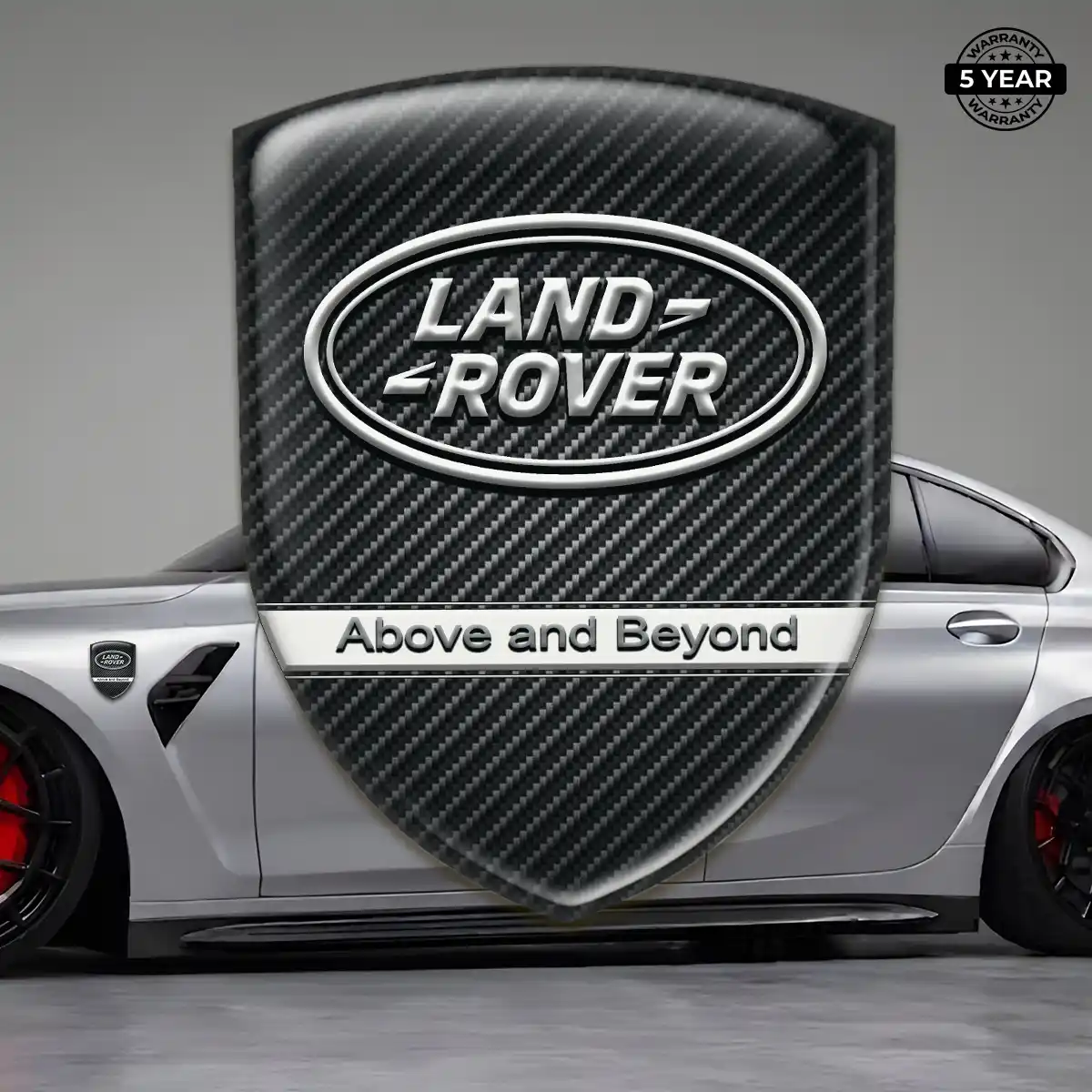 Land Rover Domed Decal Refined Design