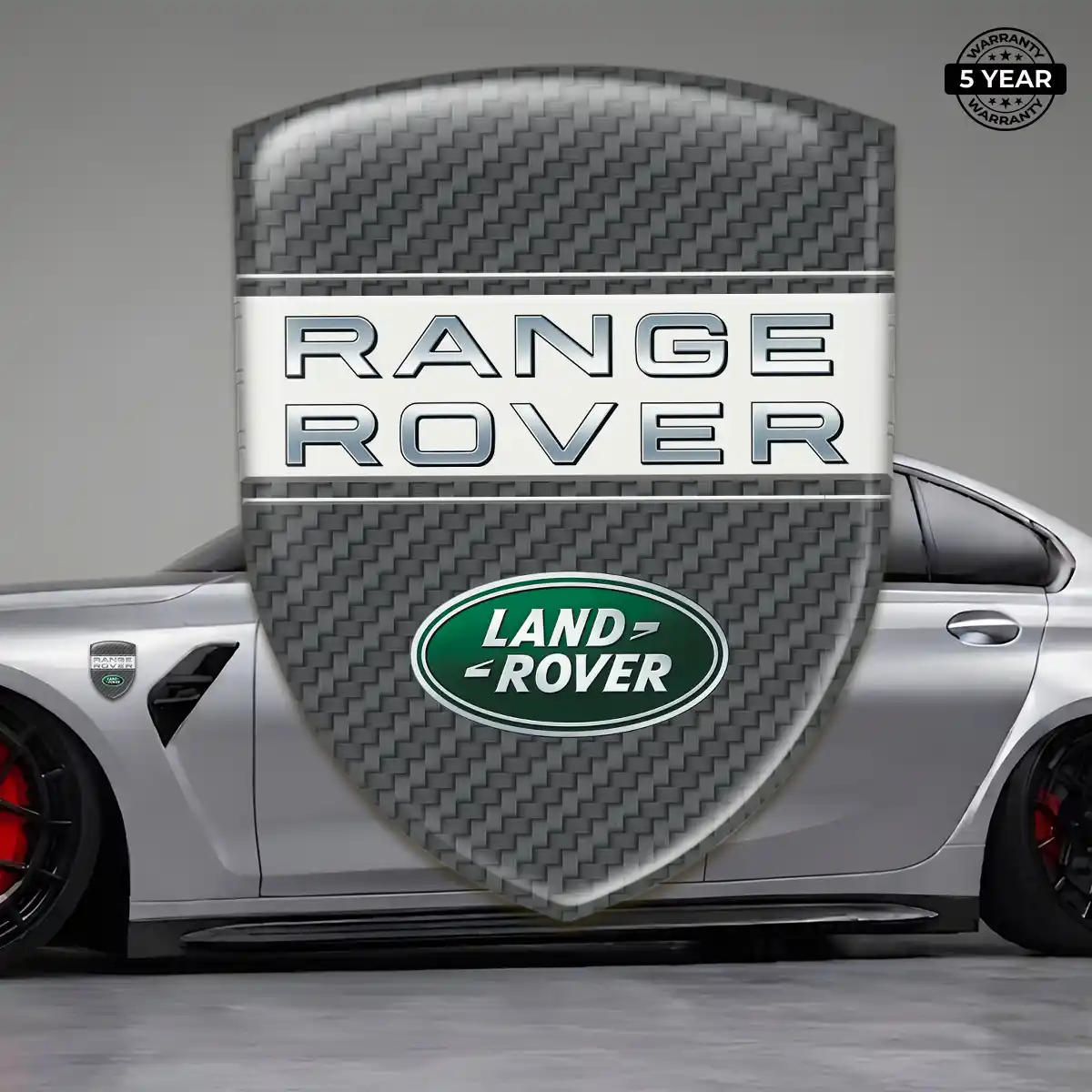 Land Rover Domed Decal Sleek Style