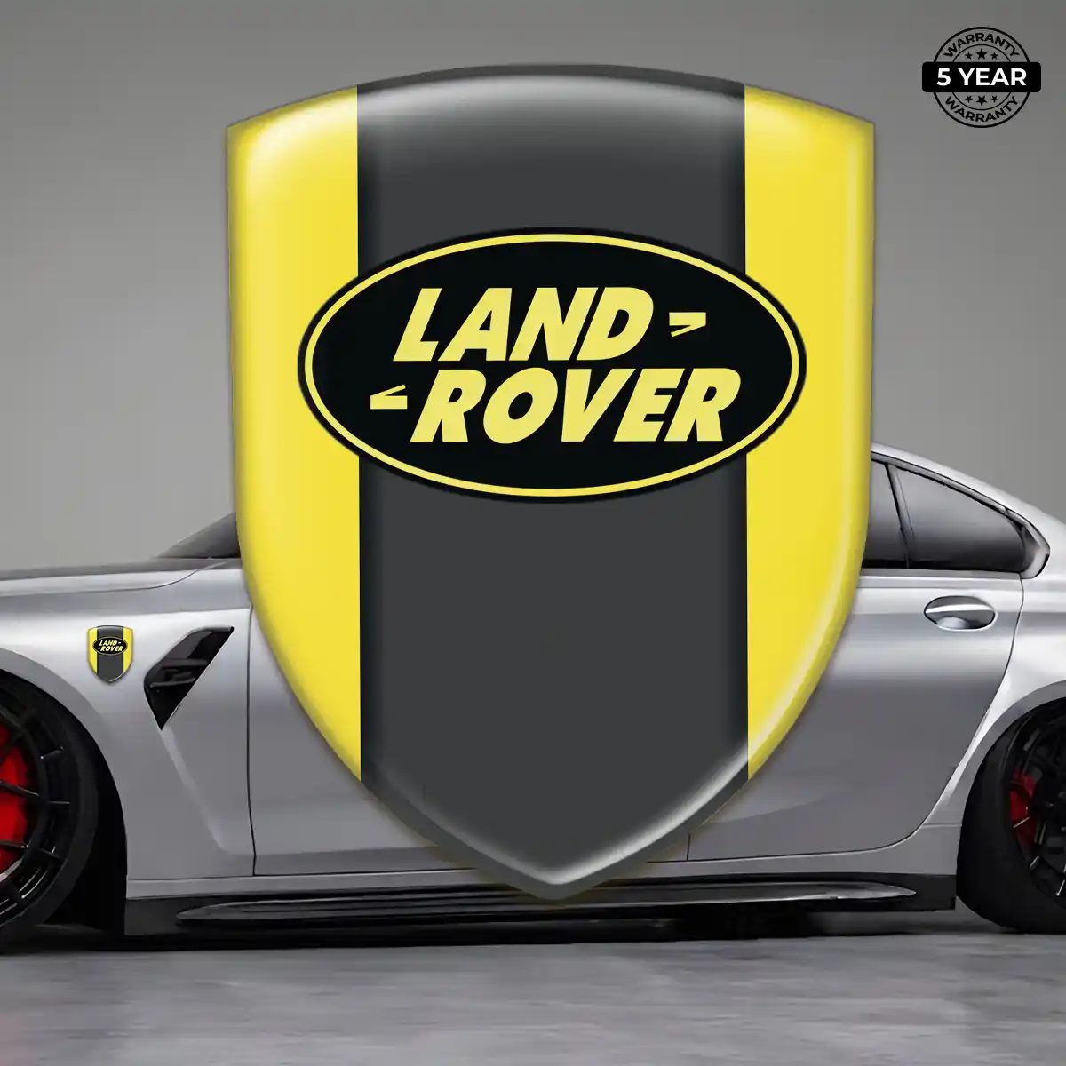 Land Rover Domed Emblem Sleek Style