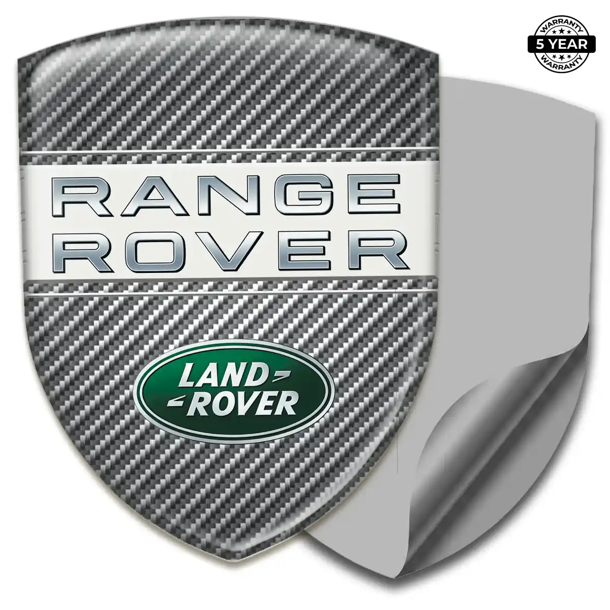 Land Rover Domed Logo Decal Refined Design