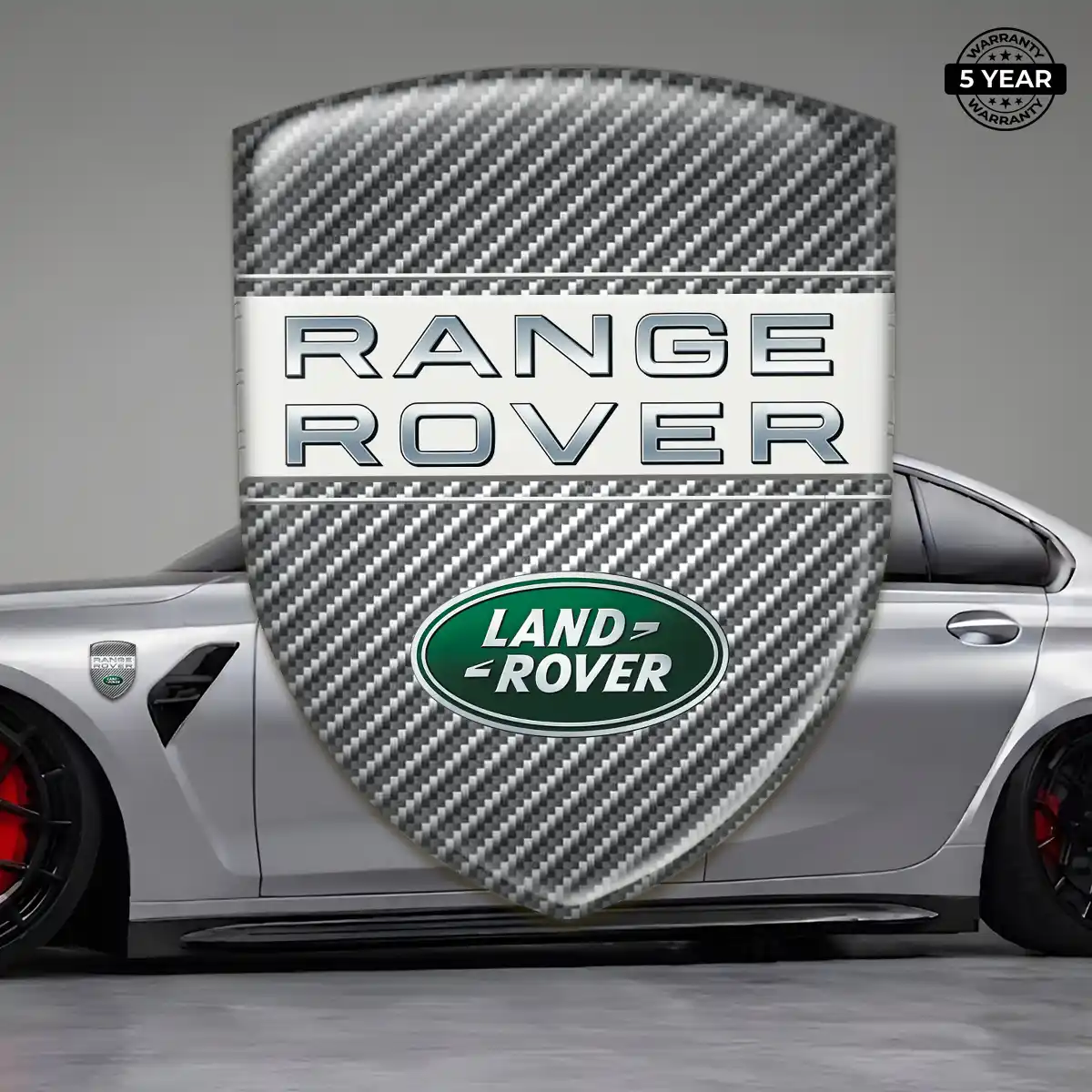 Land Rover Domed Logo Decal Refined Design