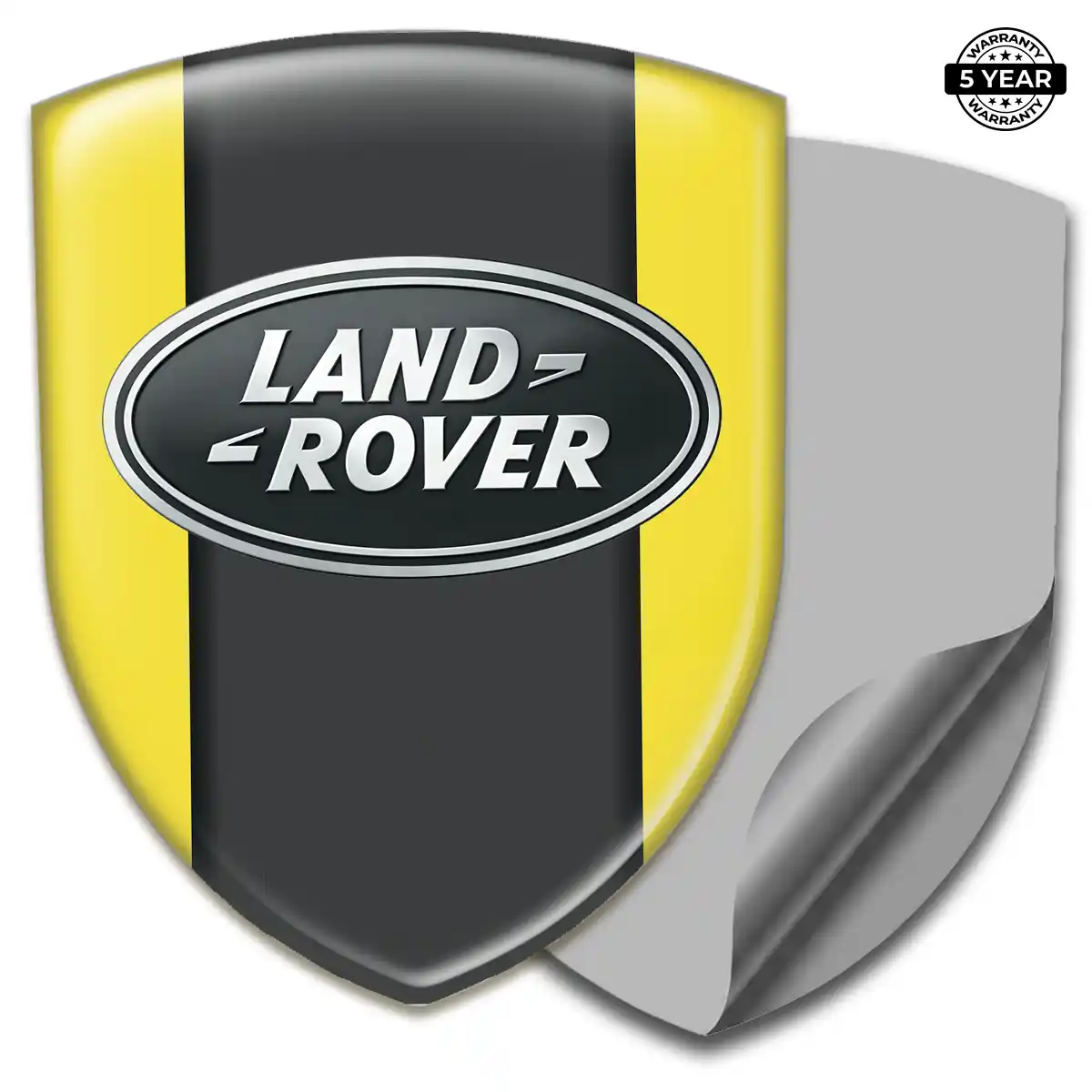 Land Rover Domed Logo Sticker Sleek Style