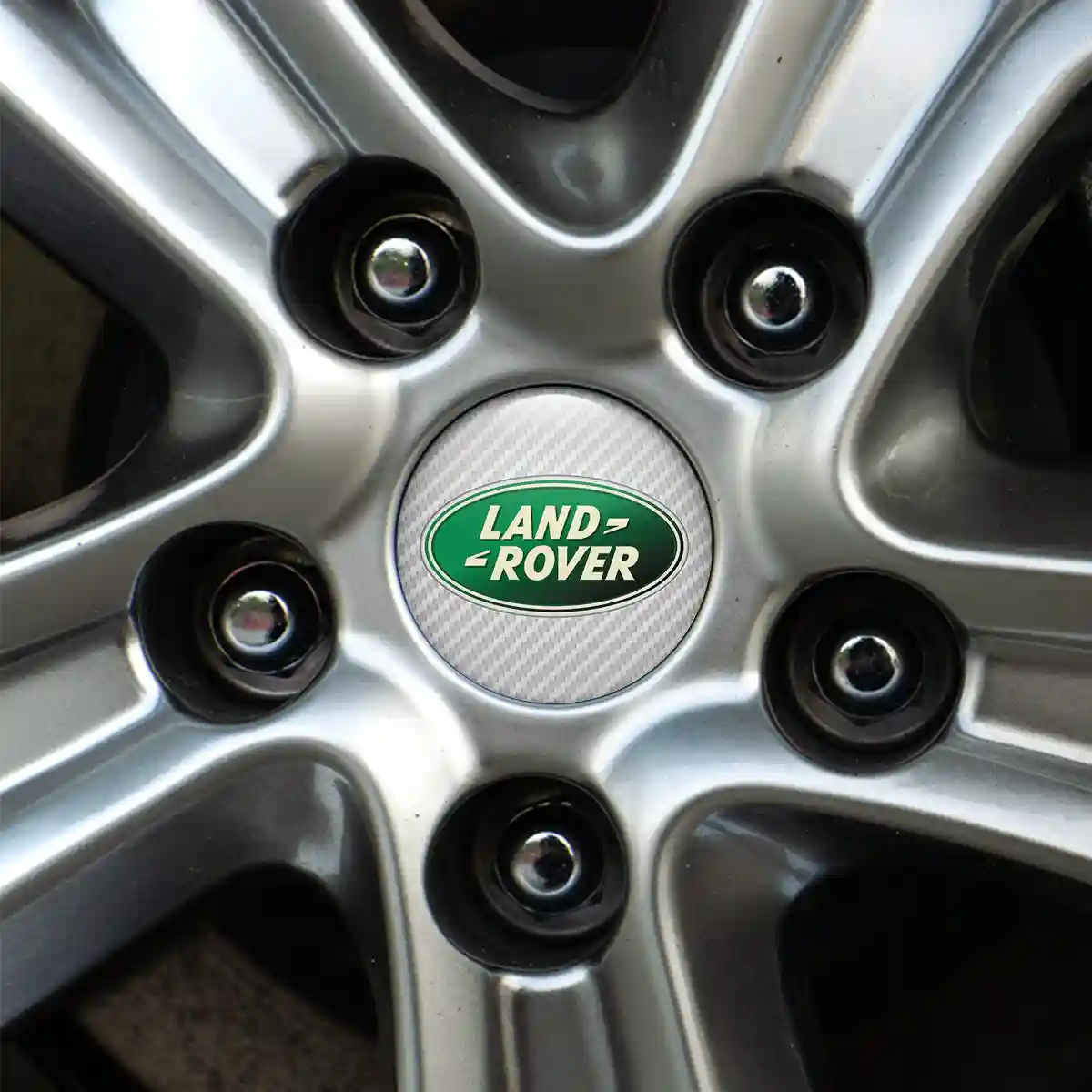 Land Rover Domed Sticker Self-Adhesive Stylish Design
