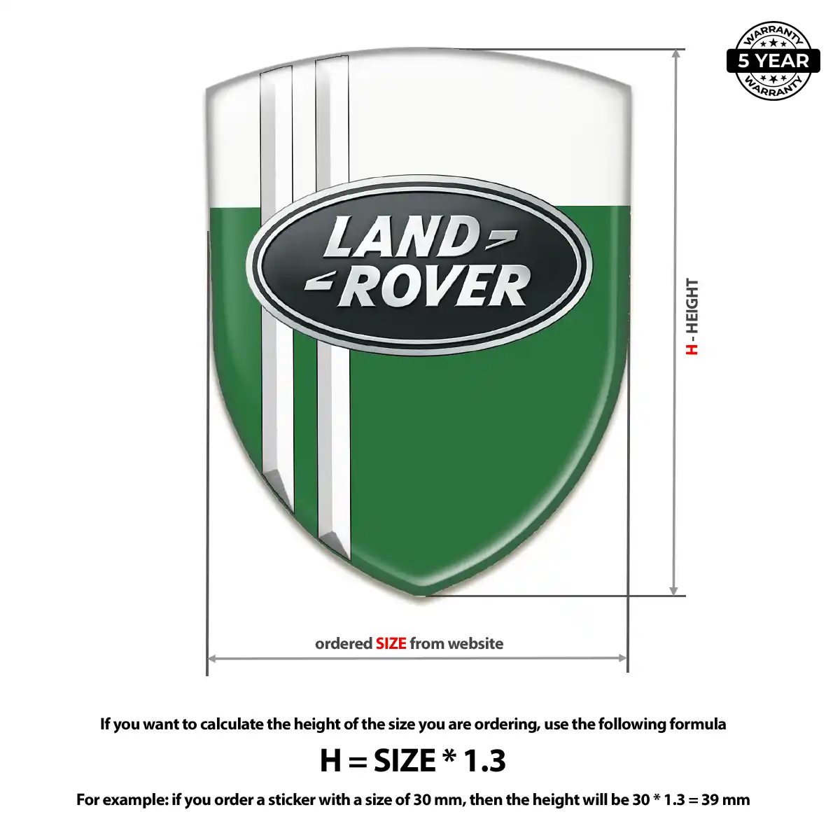 Land Rover Emblem Badge Logo Refined Design