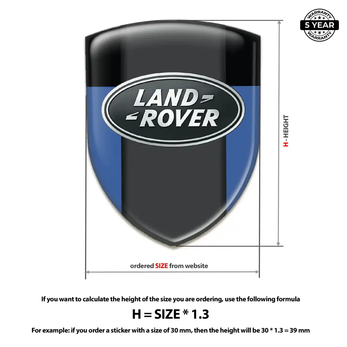 Land Rover Emblem Badge Sleek Style