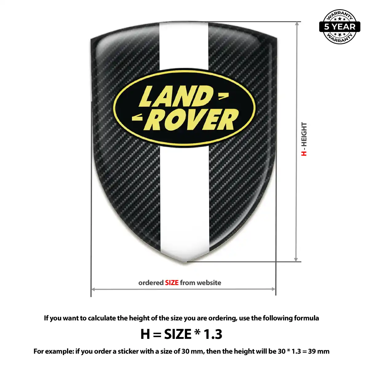 Land Rover Emblem Crest Sleek Style