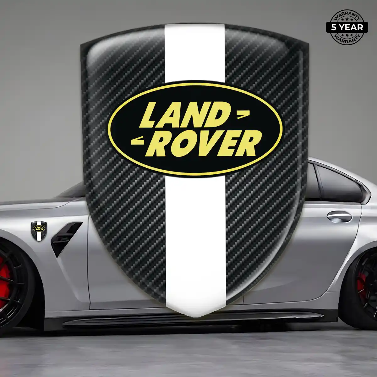 Land Rover Emblem Crest Sleek Style