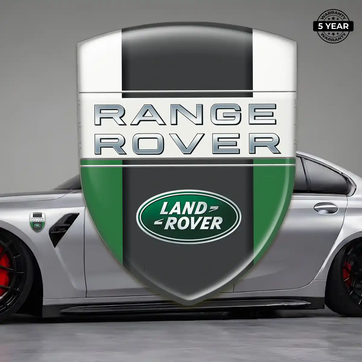 Land Rover Emblem Domed Badge Elite Finish