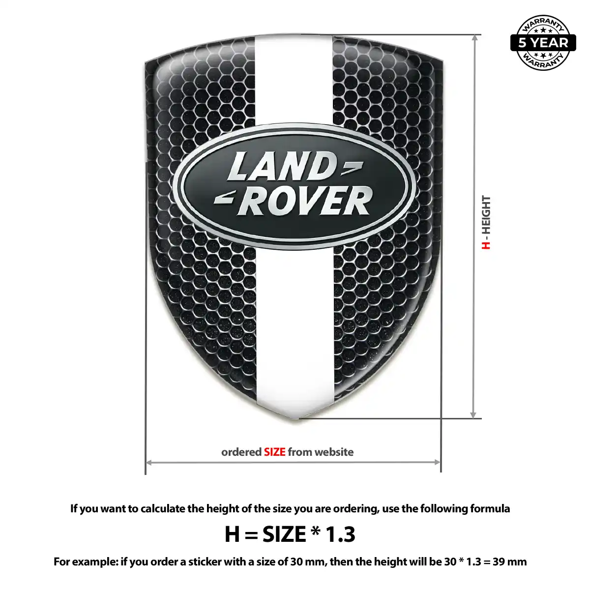 Land Rover Emblem Logo Badge Refined Design