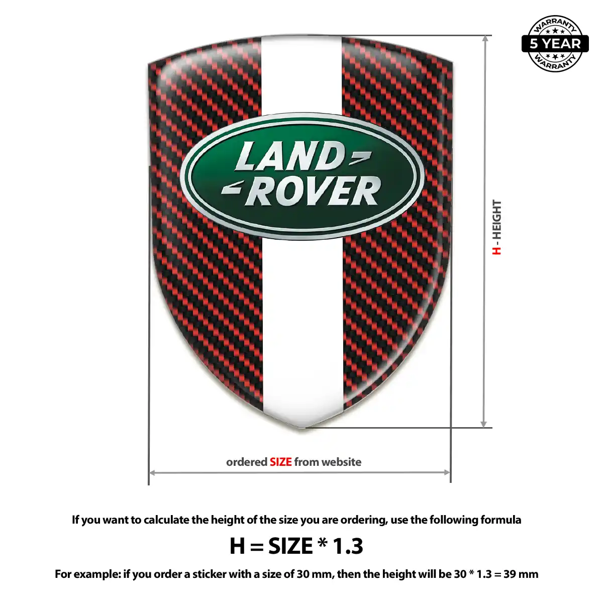 Land Rover Emblem Refined Design
