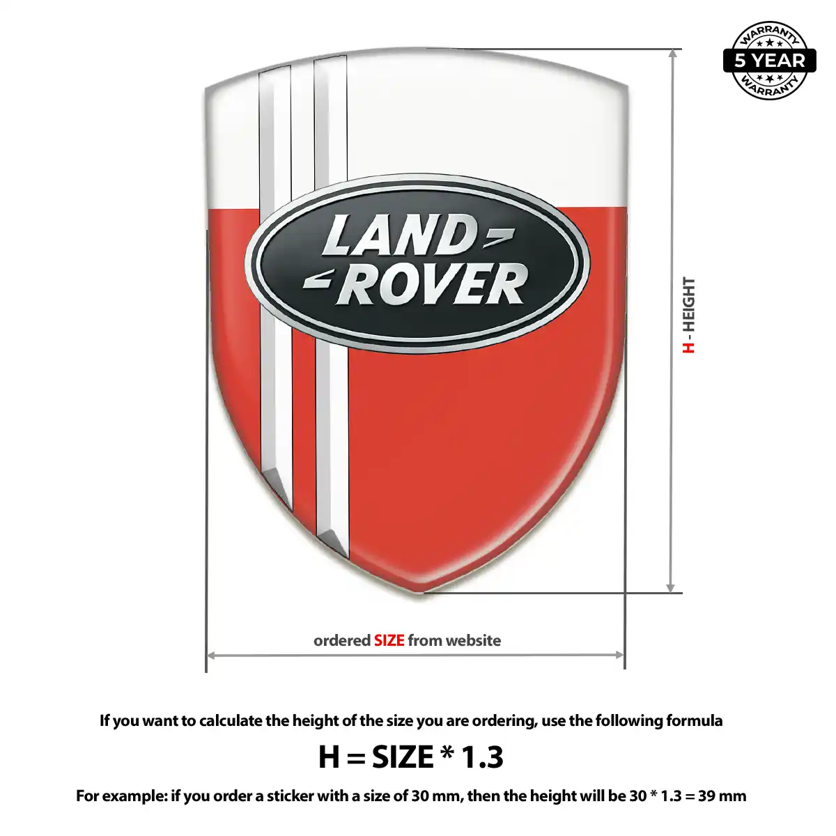 Land Rover Emblem Shield Sleek Style