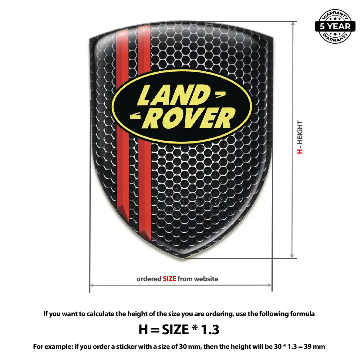 Land Rover Emblem Silicone Refined Design