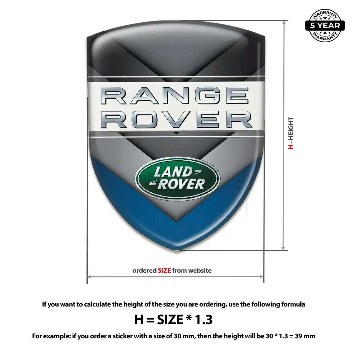 Land Rover Emblem Sleek Style