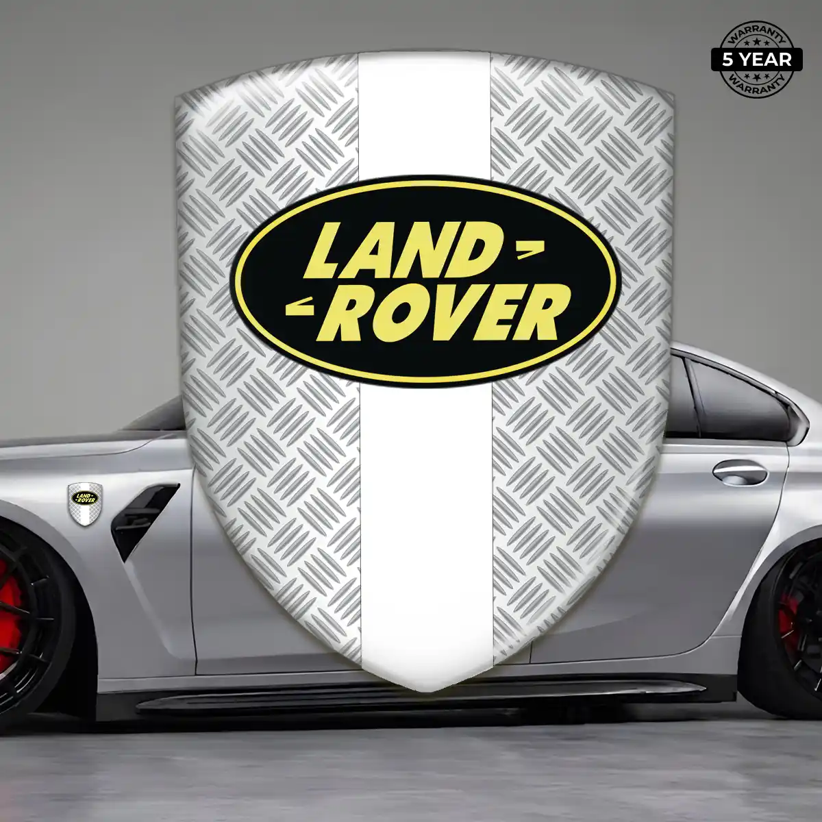 Land Rover Epoxy Domed Sticker Refined Design