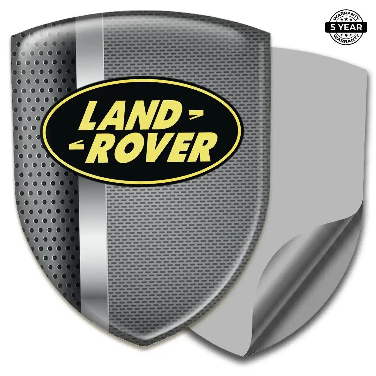Land Rover Epoxy Domed Sticker Sleek Style