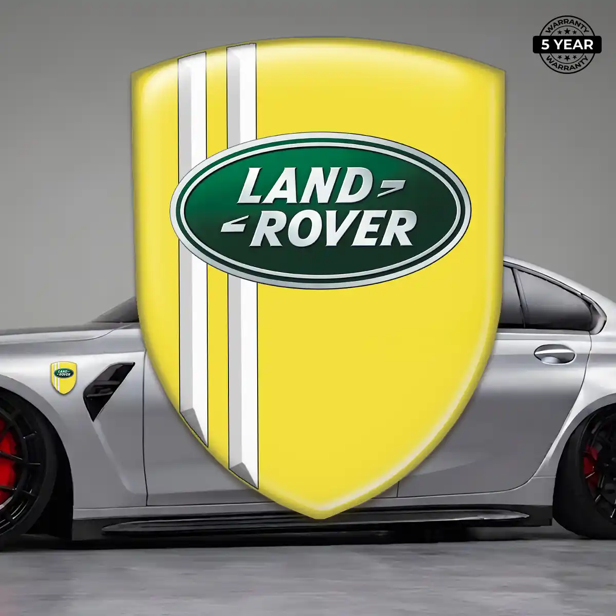 Land Rover Gel Badge Sticker Refined Design