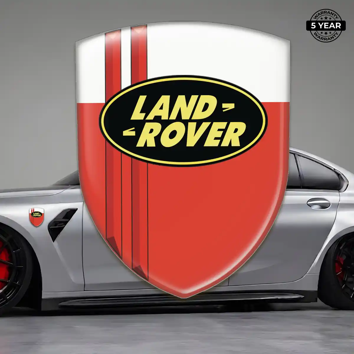 Land Rover Gel Badge Sticker Sleek Style
