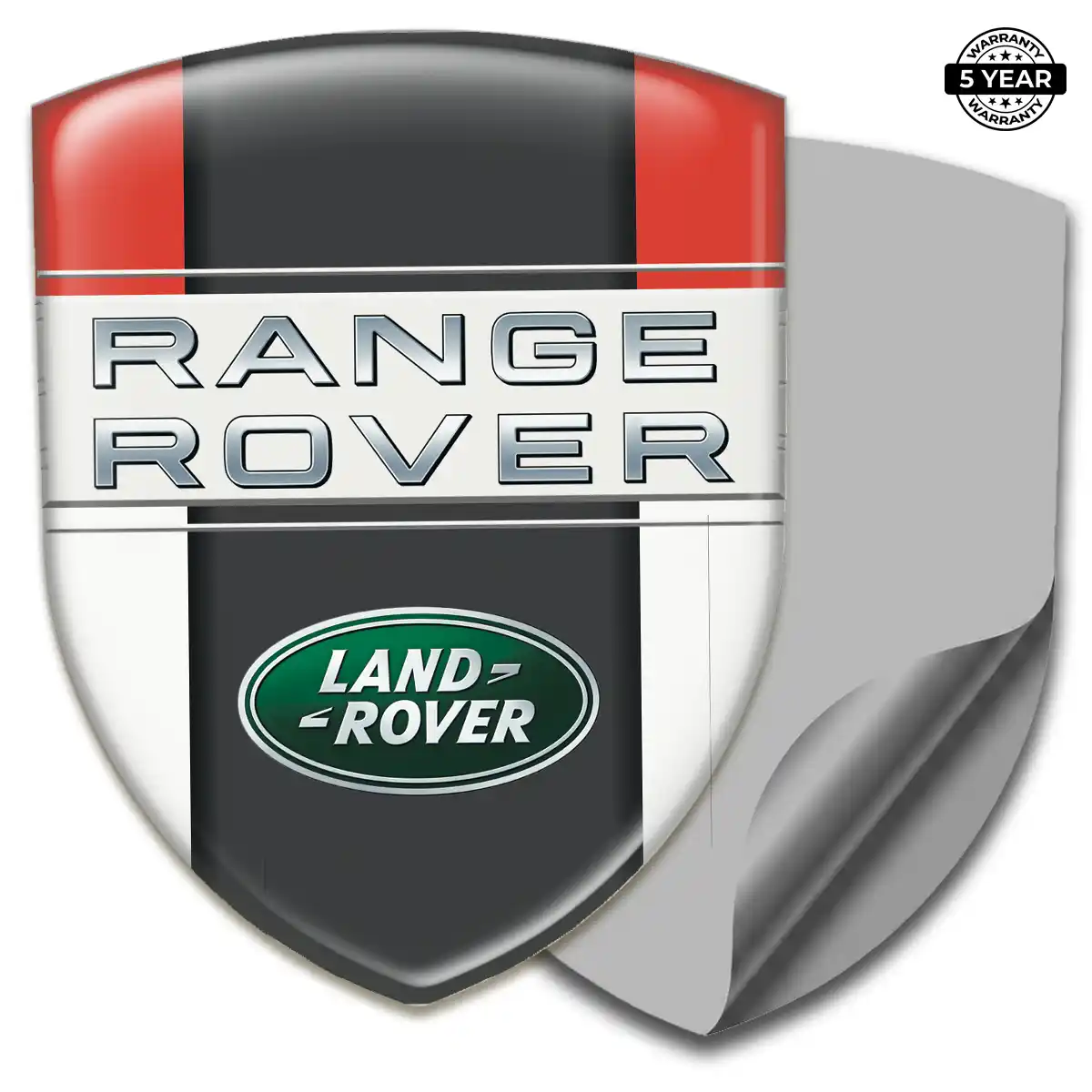 Land Rover Gel Emblem Sticker Refined Design