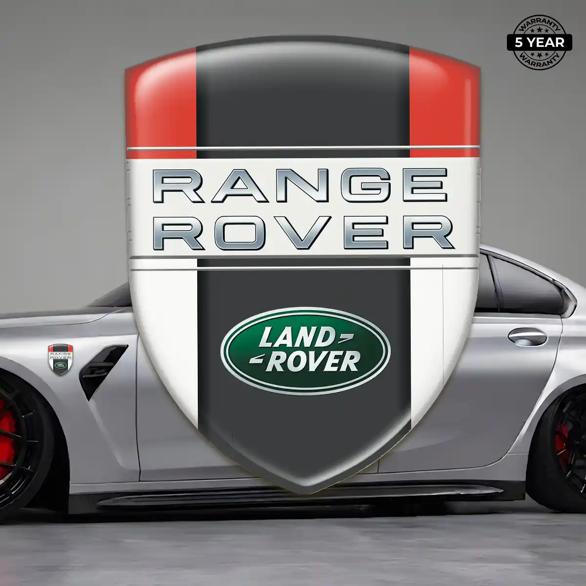 Land Rover Gel Emblem Sticker Refined Design