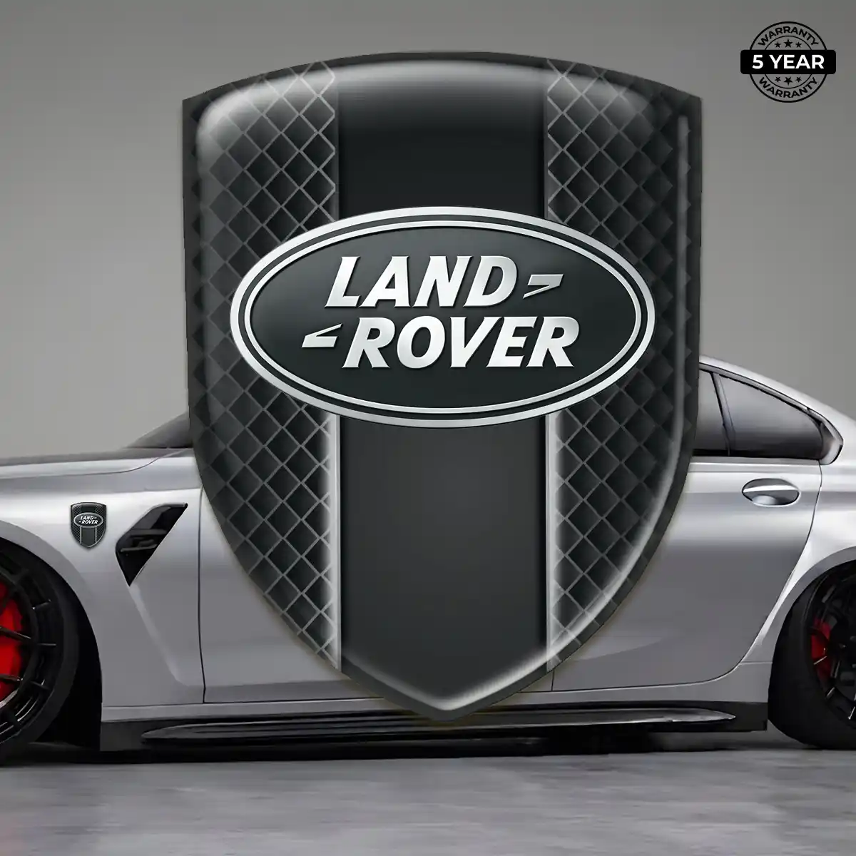 Land Rover Gel Emblem Sticker Sleek Style