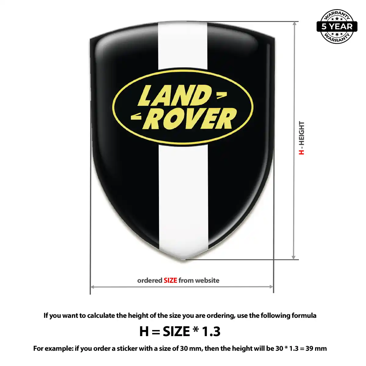 Land Rover Logo Badge Refined Design