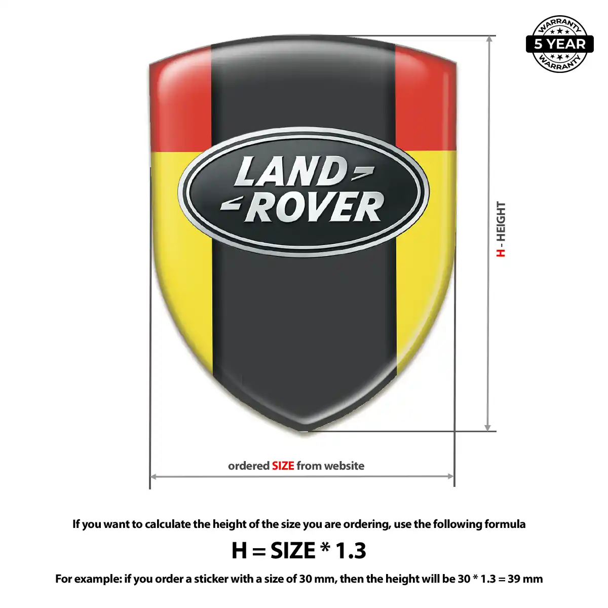 Land Rover Logo Badge Sleek Style