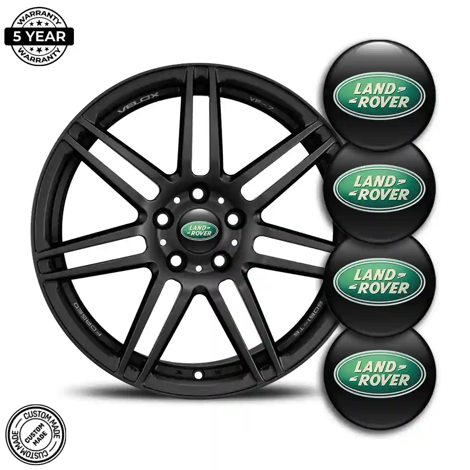 Land Rover Logo Silicone Badge Self-Adhesive Stylish Design