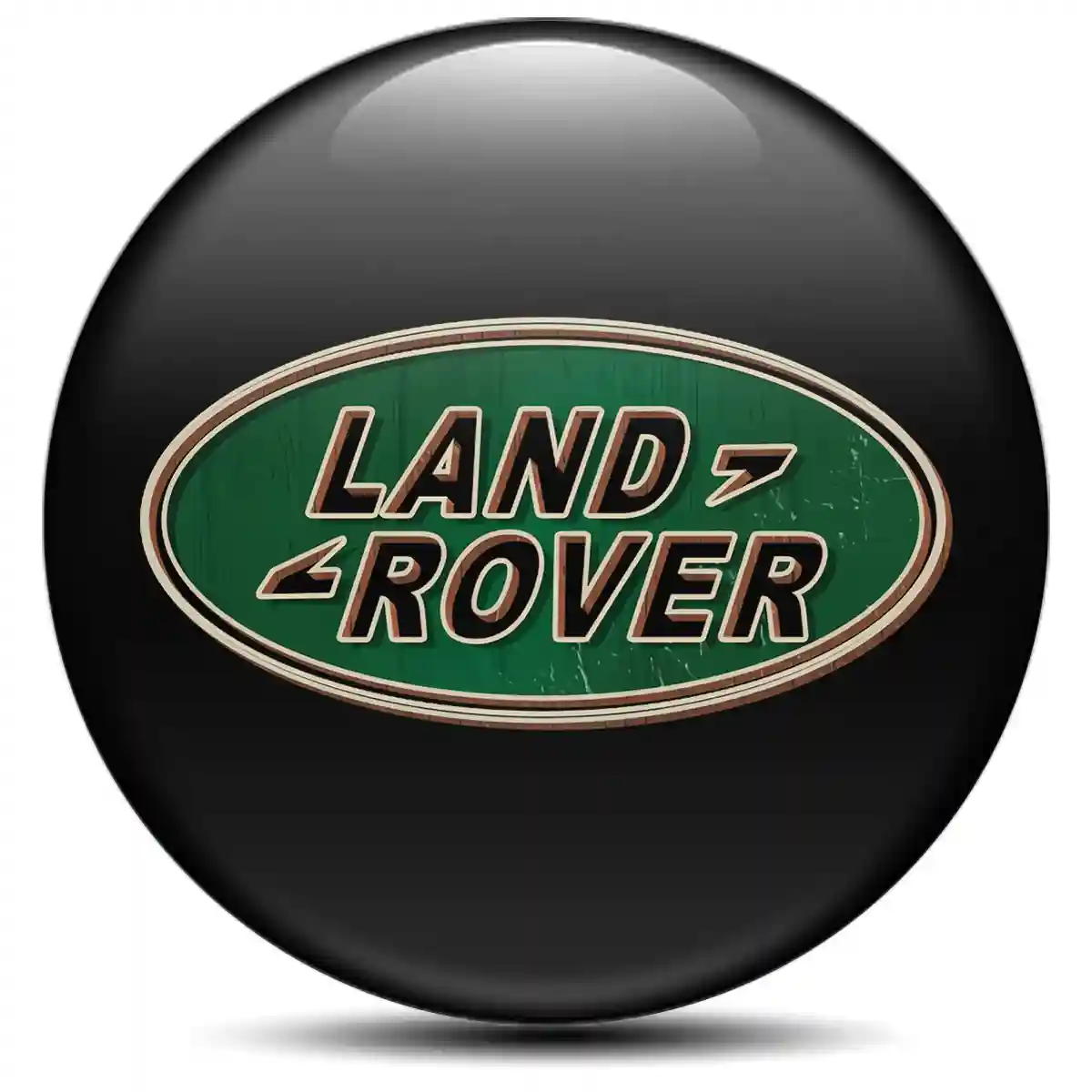 Land Rover Logo Silicone Sticker Stylish Design