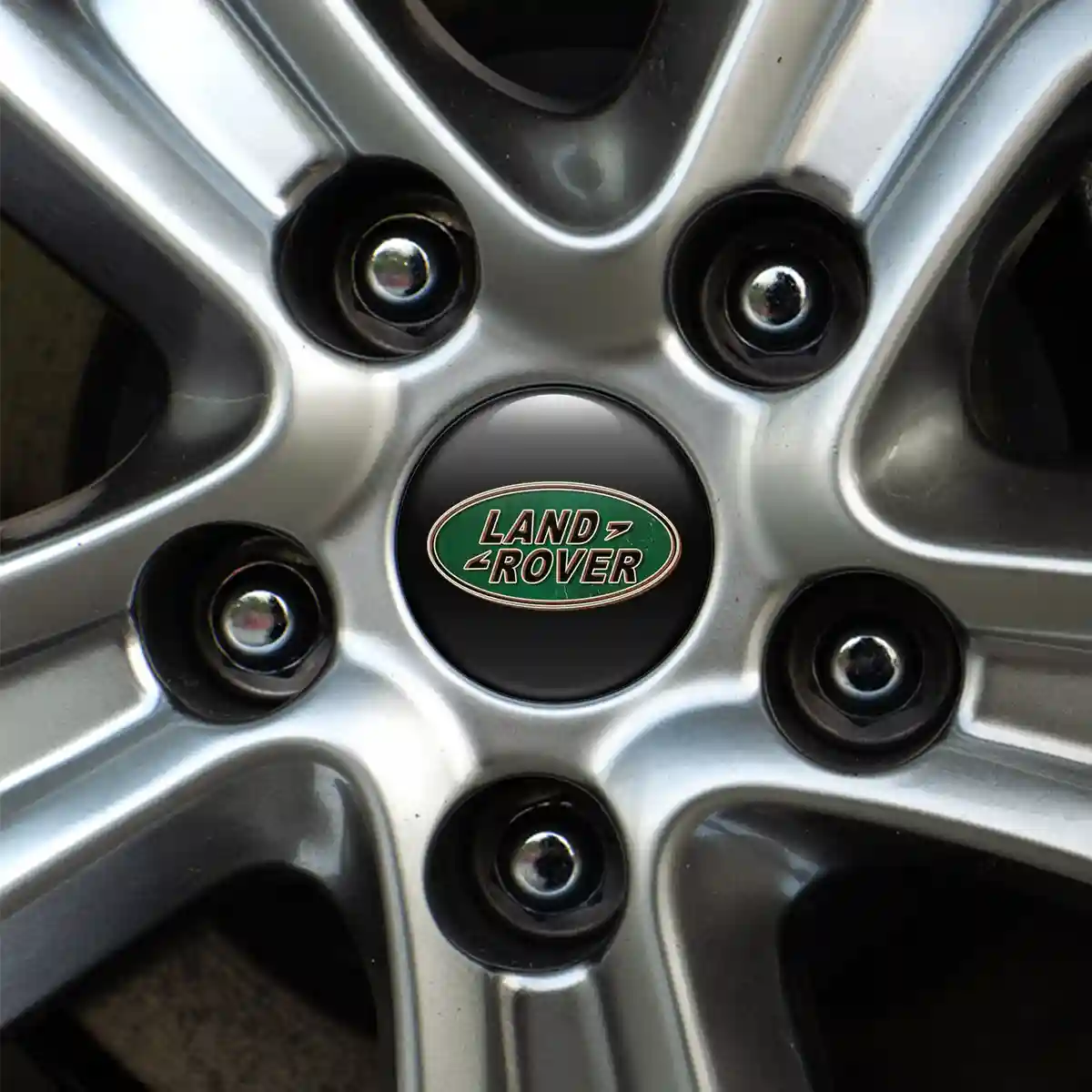 Land Rover Logo Silicone Sticker Stylish Design