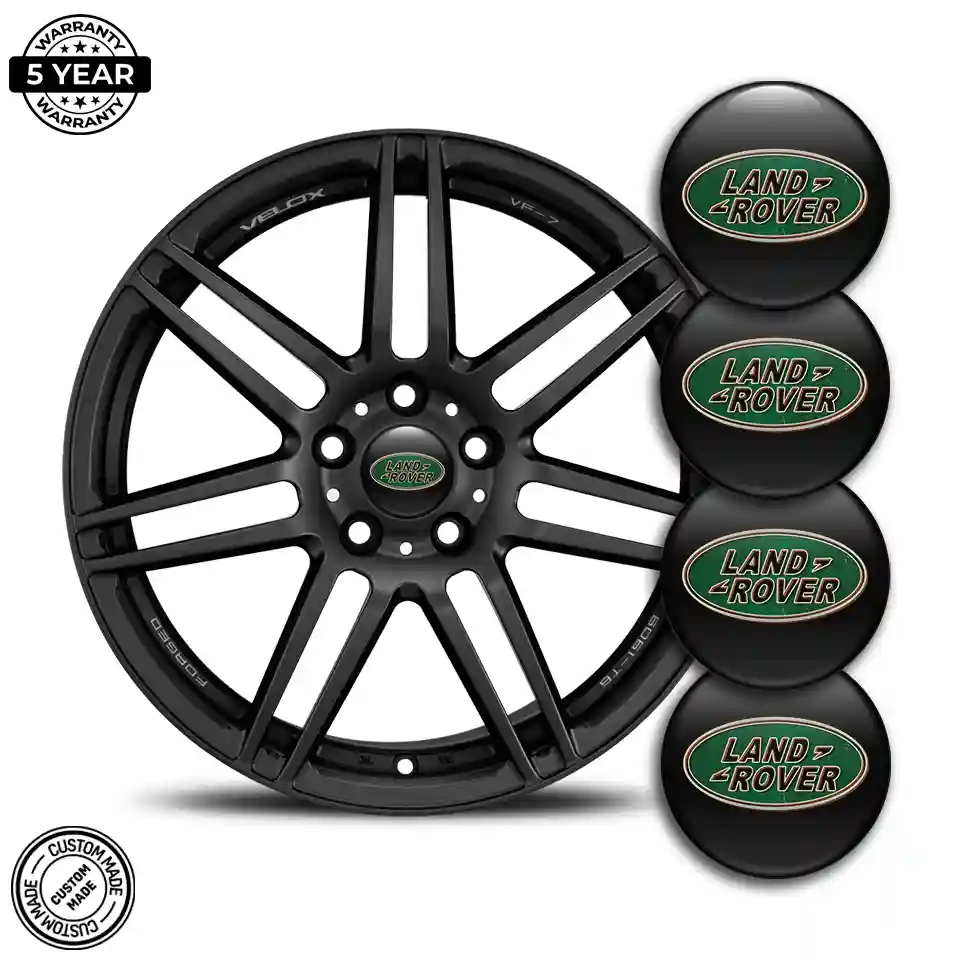 Land Rover Logo Silicone Sticker Stylish Design