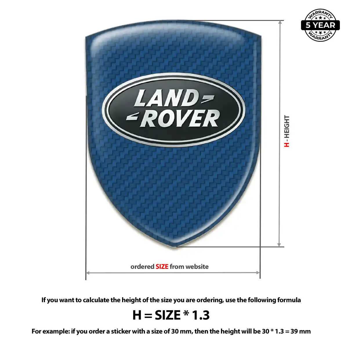 Land Rover Logo Sticker Refined Design