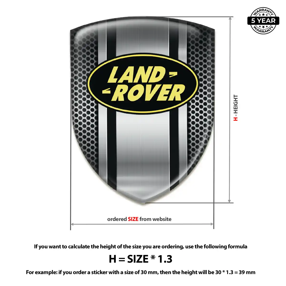 Land Rover Logo Sticker Sleek Style