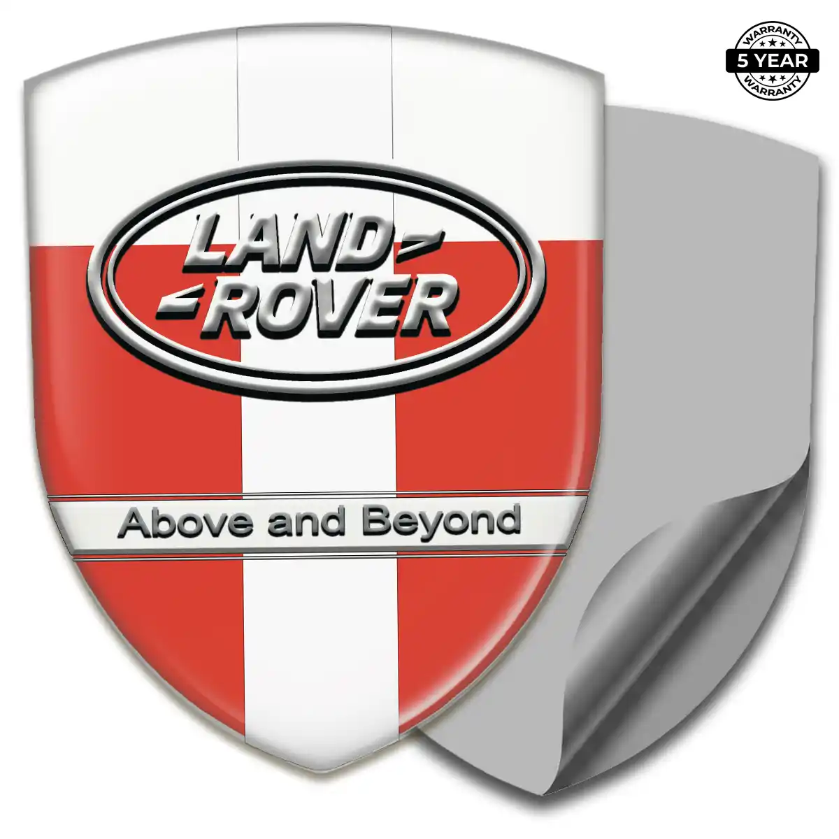 Land Rover Resin Badge Sticker Refined Design