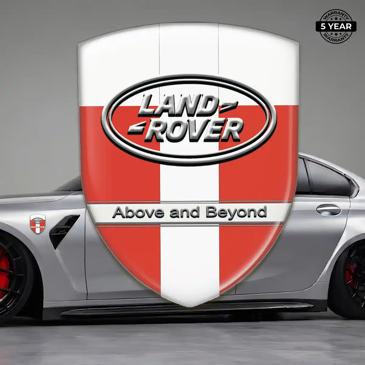 Land Rover Resin Badge Sticker Refined Design