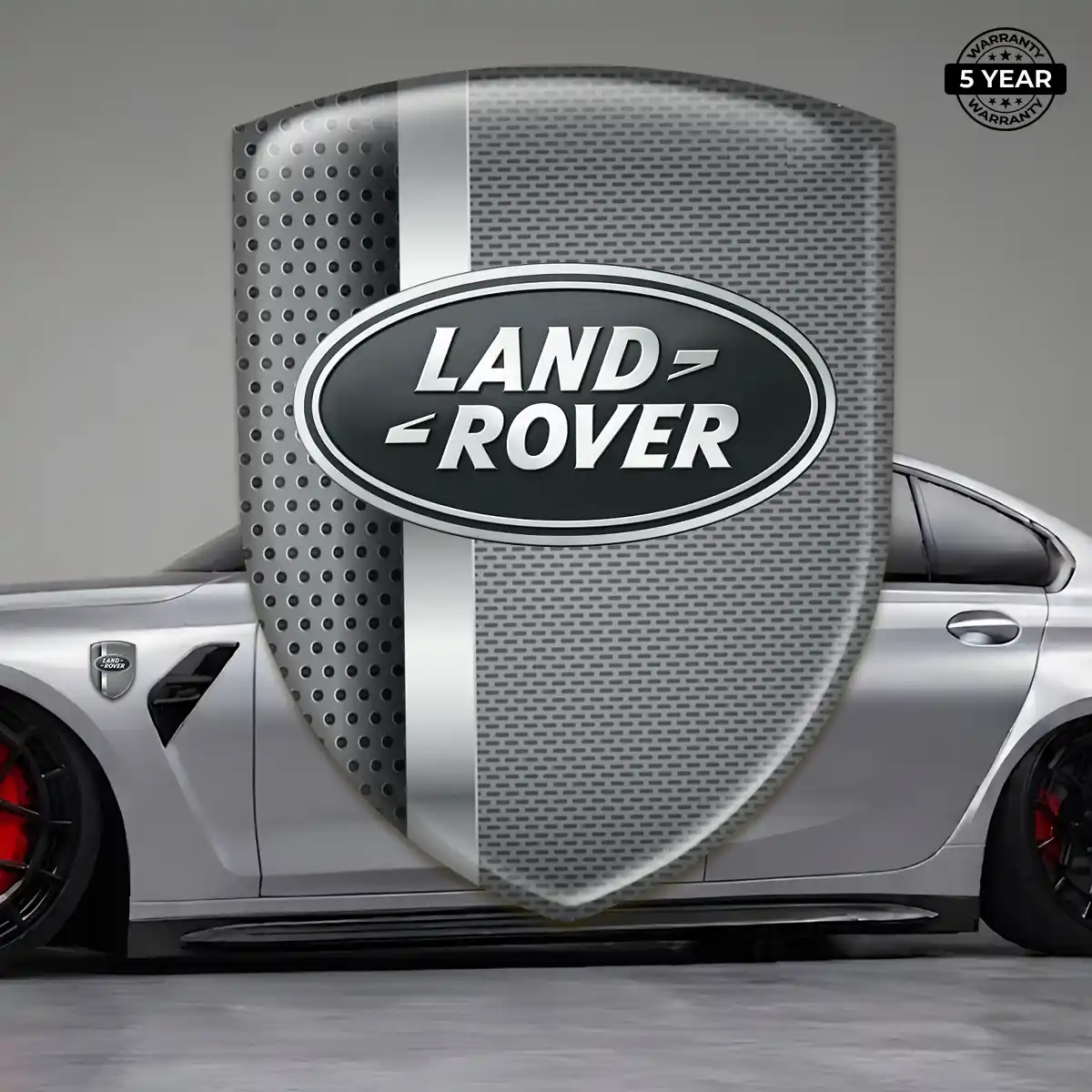 Land Rover Resin Badge Sticker Sleek Style