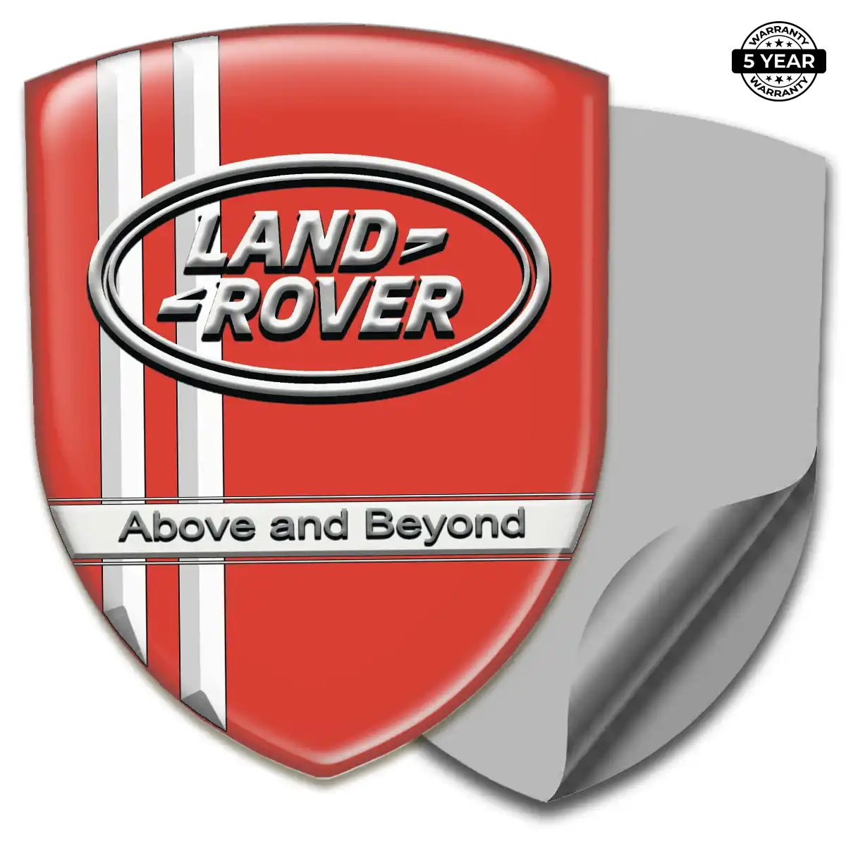 Land Rover Resin Domed Sticker Refined Design