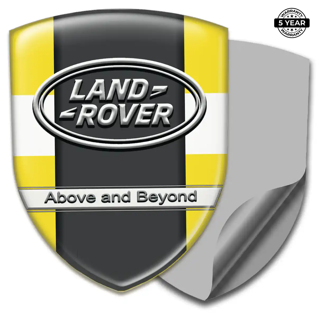 Land Rover Resin Emblem Sticker Refined Design