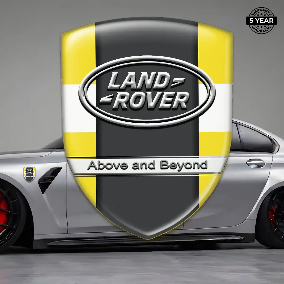 Land Rover Resin Emblem Sticker Refined Design