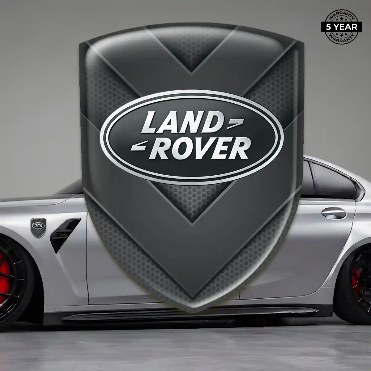 Land Rover Silicone Sticker Refined Design