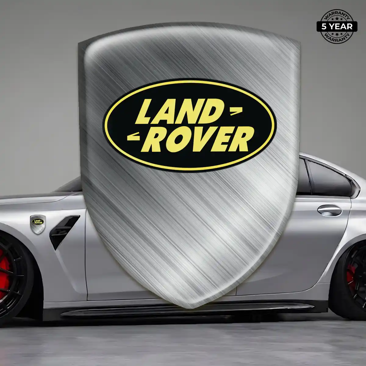 Land Rover Silicone Sticker Sleek Style