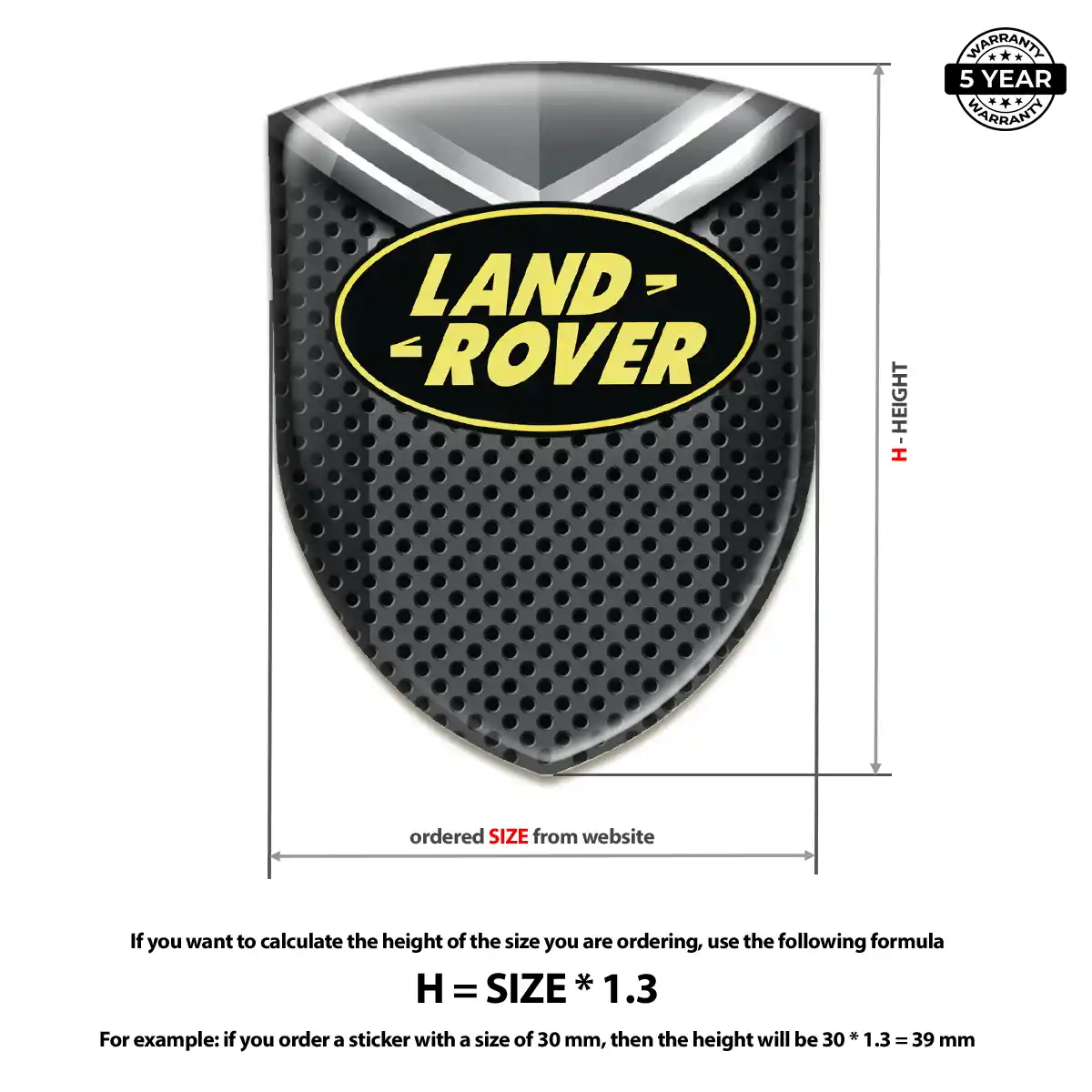 Land Rover Sticker Refined Design