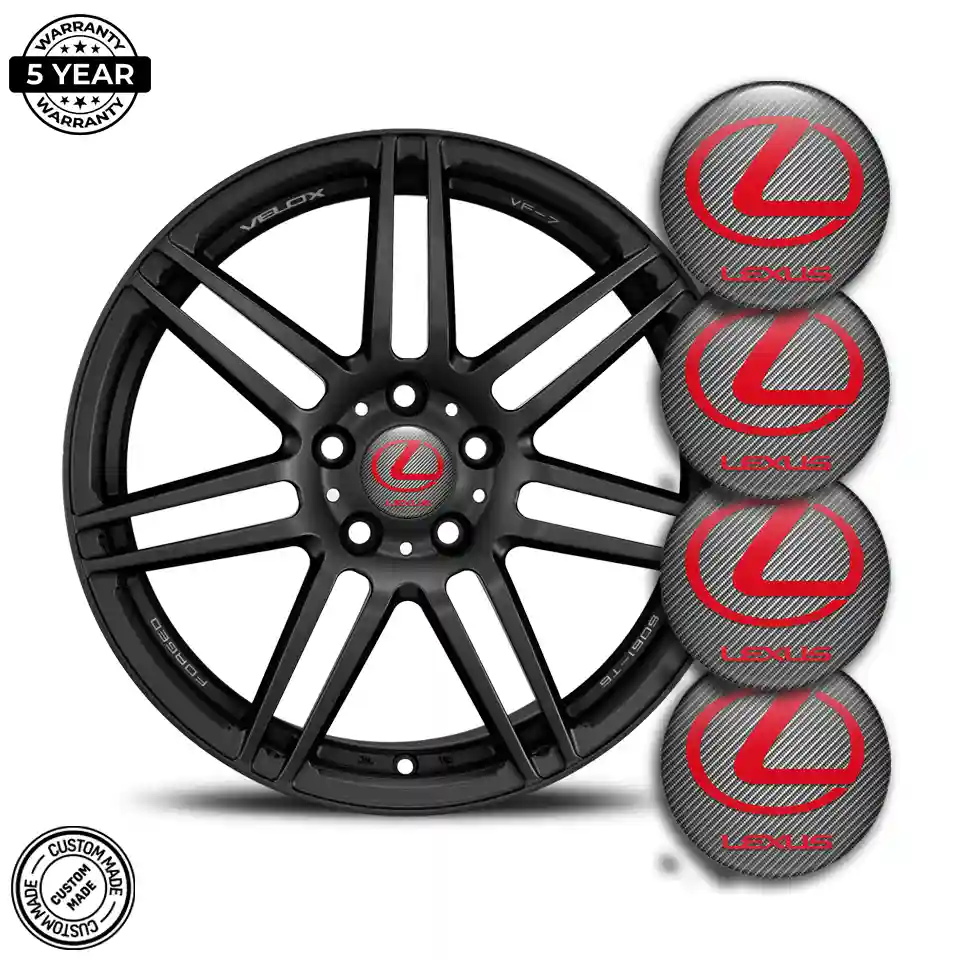Lexus Emblem Wheel Center Caps Stylish Design