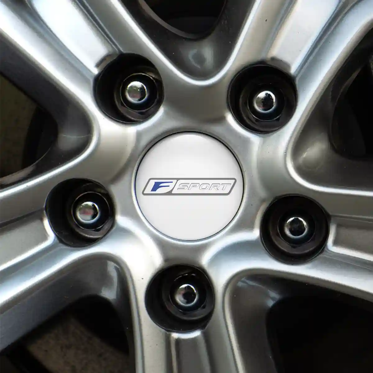 Lexus F Sport Emblem Center Hub Cap Self-Adhesive Stylish Design