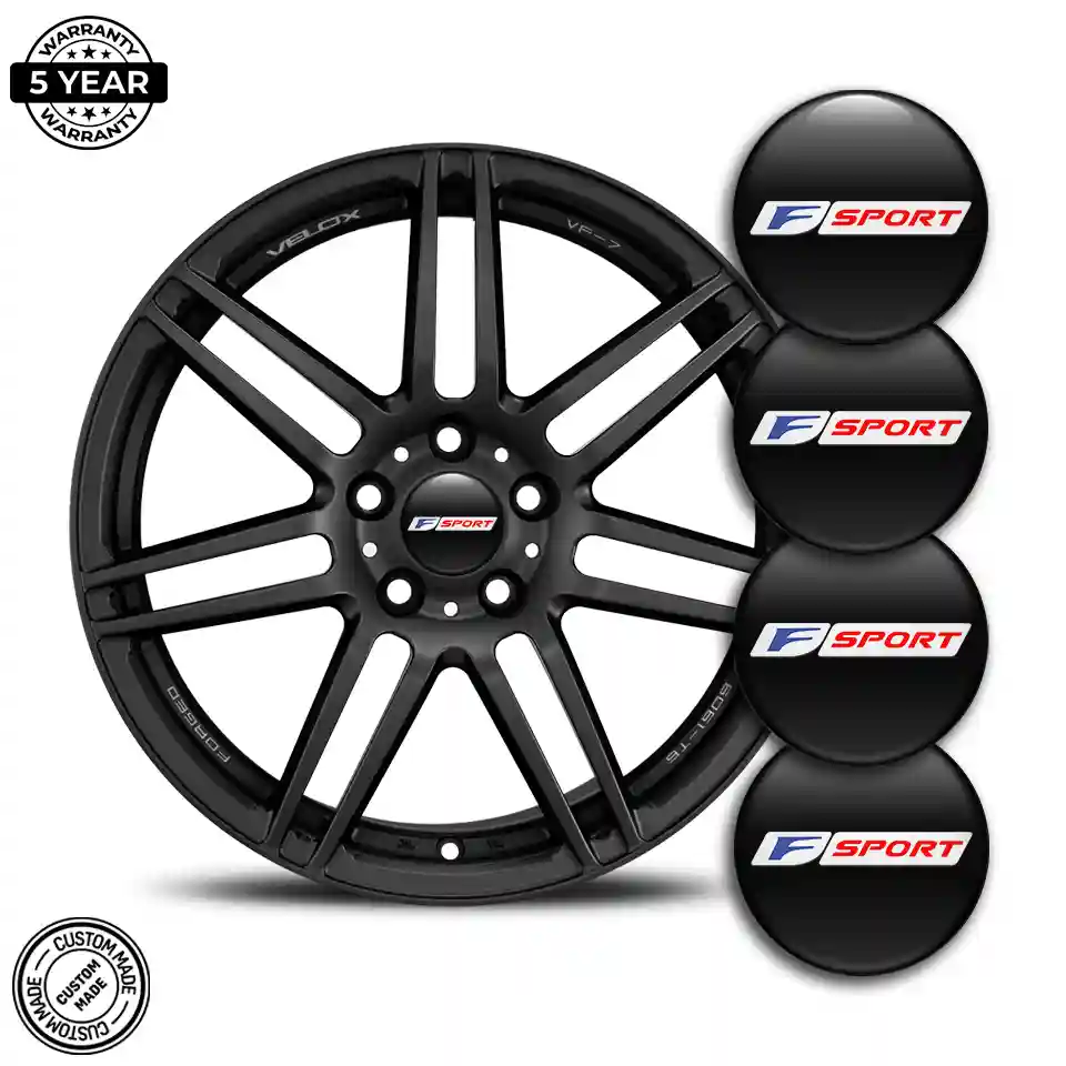 Lexus F Sport Emblem Wheel Center Caps High Quality