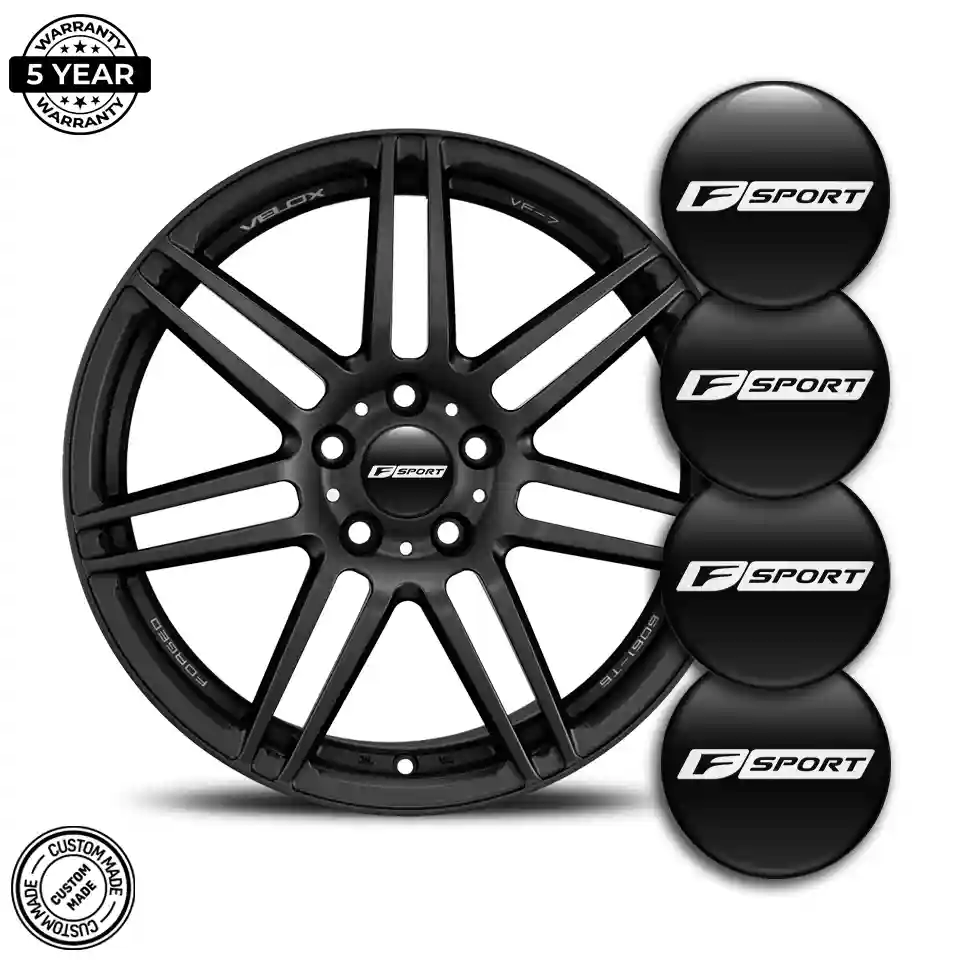 Lexus F Sport Emblem Wheel Center Caps Stylish Design