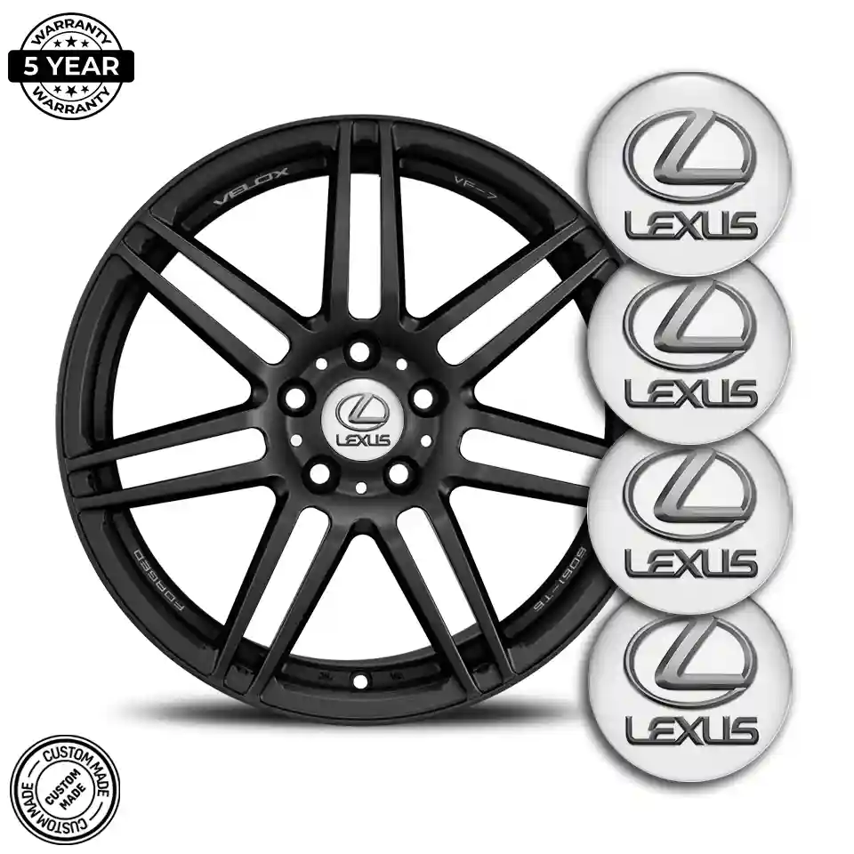 Lexus Logo Silicone Emblem Self-Adhesive High Quality