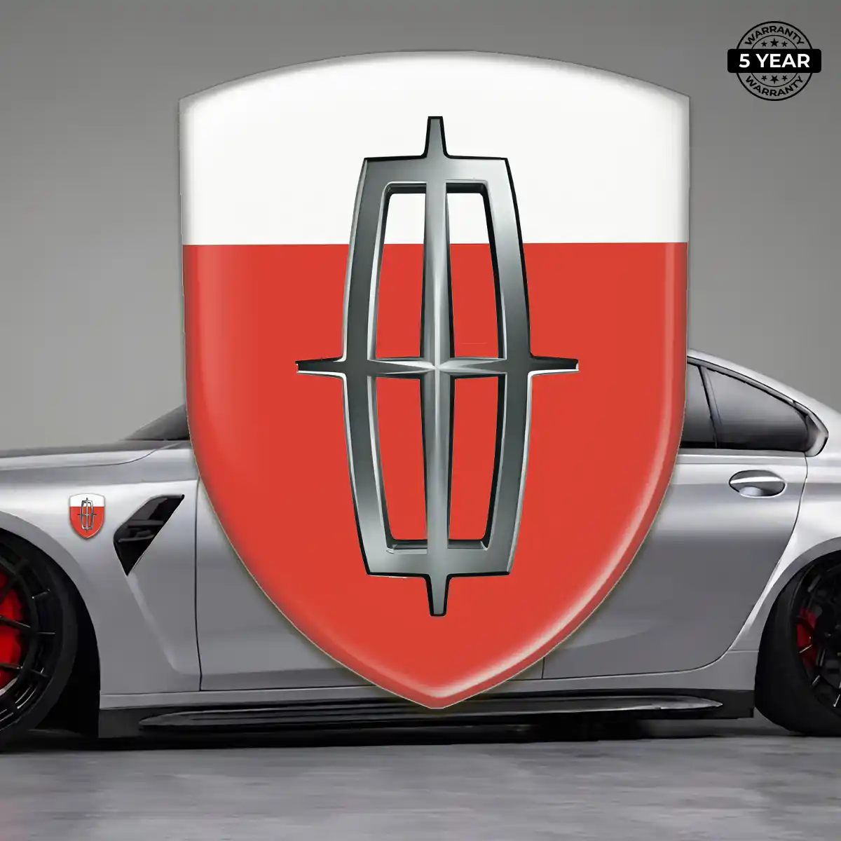 Lincoln 3D Emblem Sticker Elite Finish