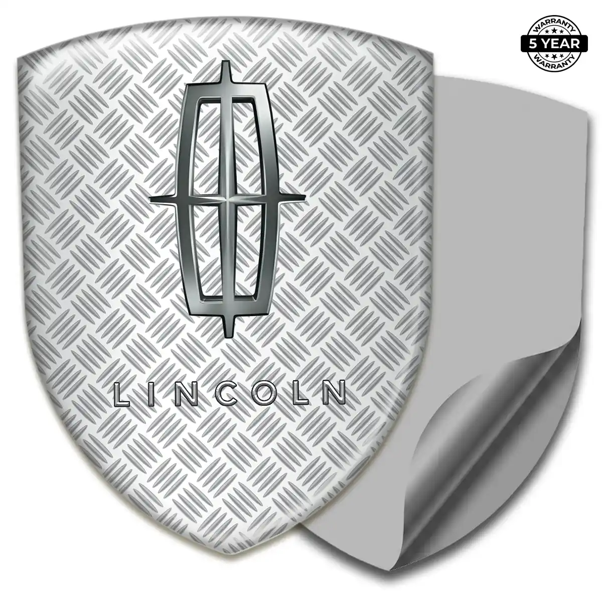 Lincoln 3D Emblem Sticker Sleek Style