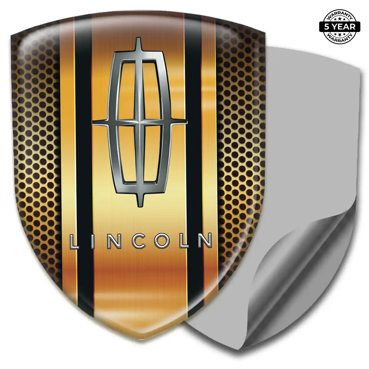 Lincoln 3D Logo Sticker Elite Finish