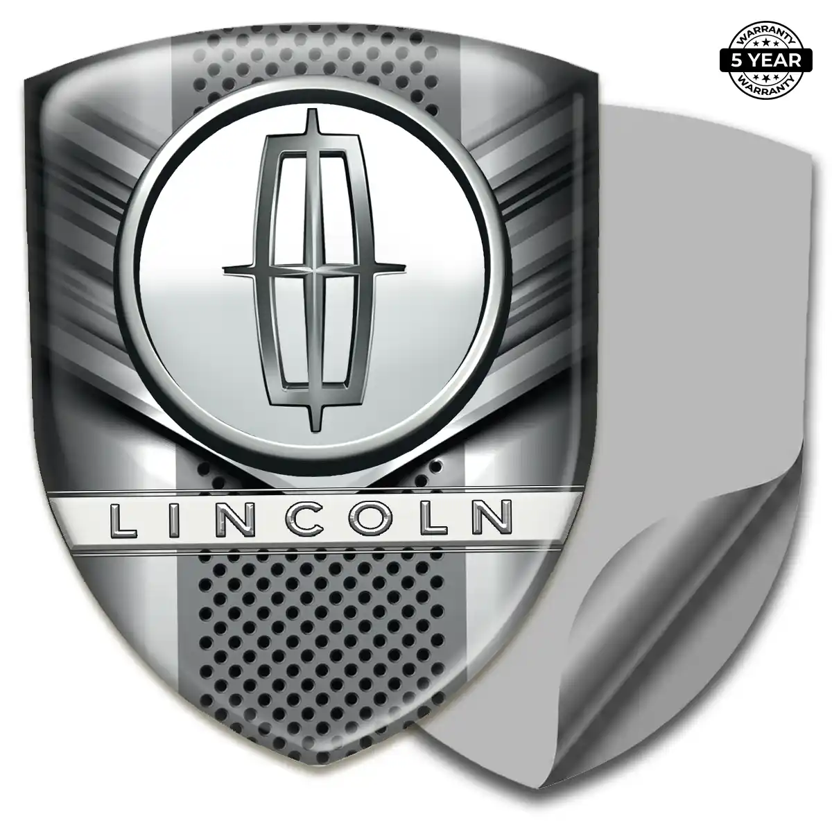 Lincoln Automotive Emblem Sticker Elite Finish